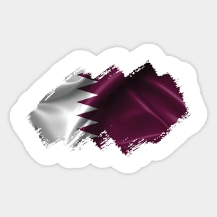 Flag of Qatar Sticker